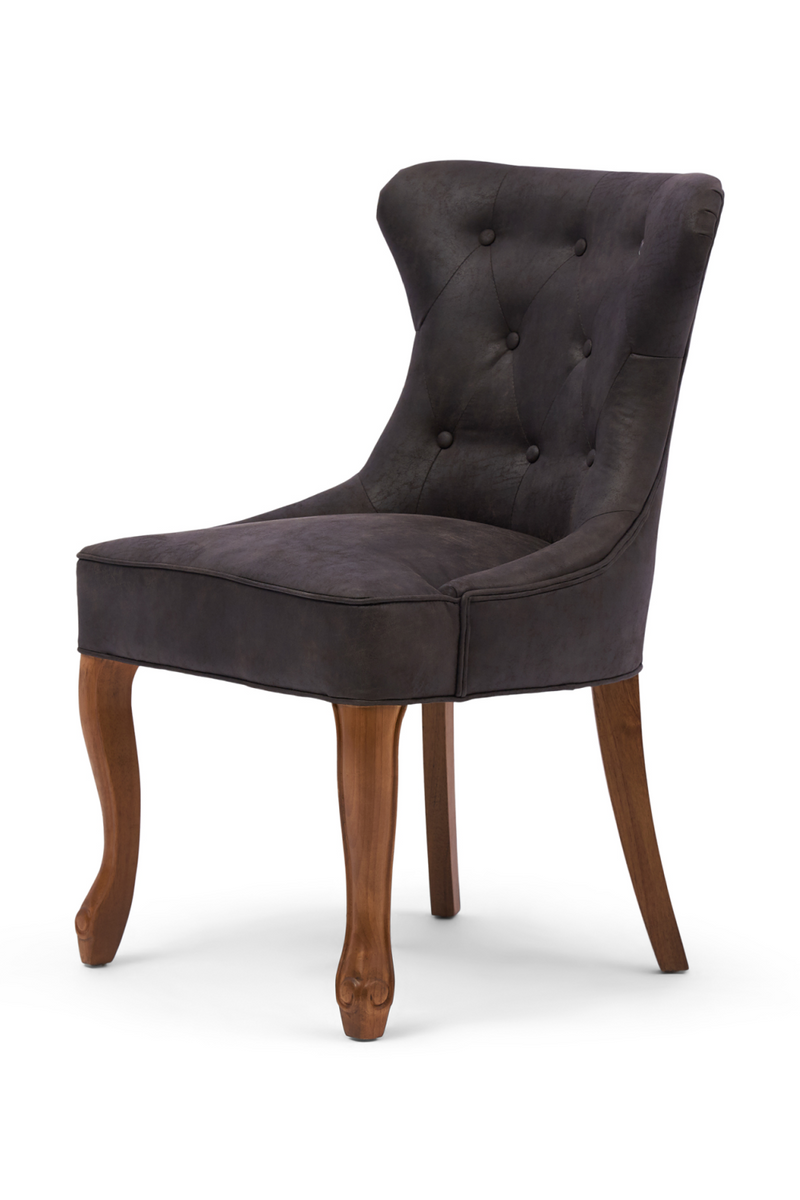 Buttoned Leather Dining Chair | Rivièra Maison George | Oroatrade.com