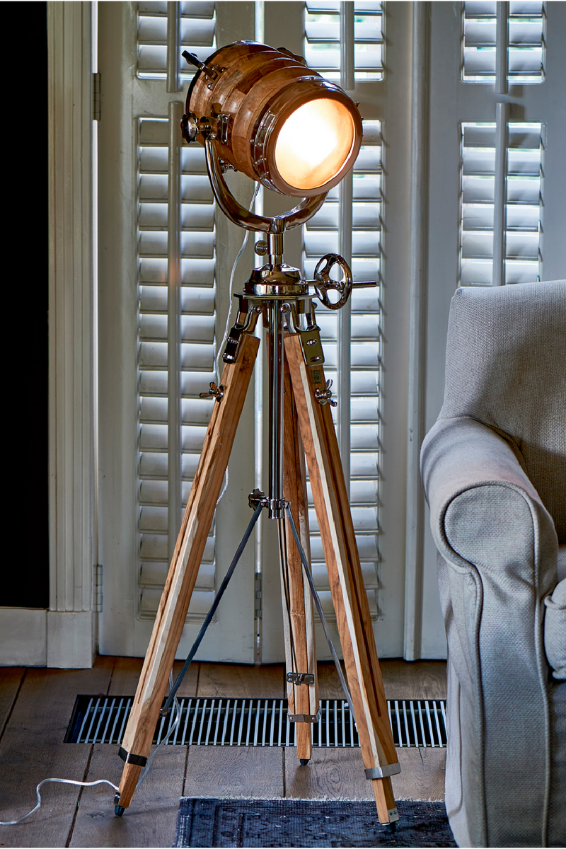 Contemporary Tripod Floor Lamp | Rivièra Maison Hollywood Studio | Oroatrade.com