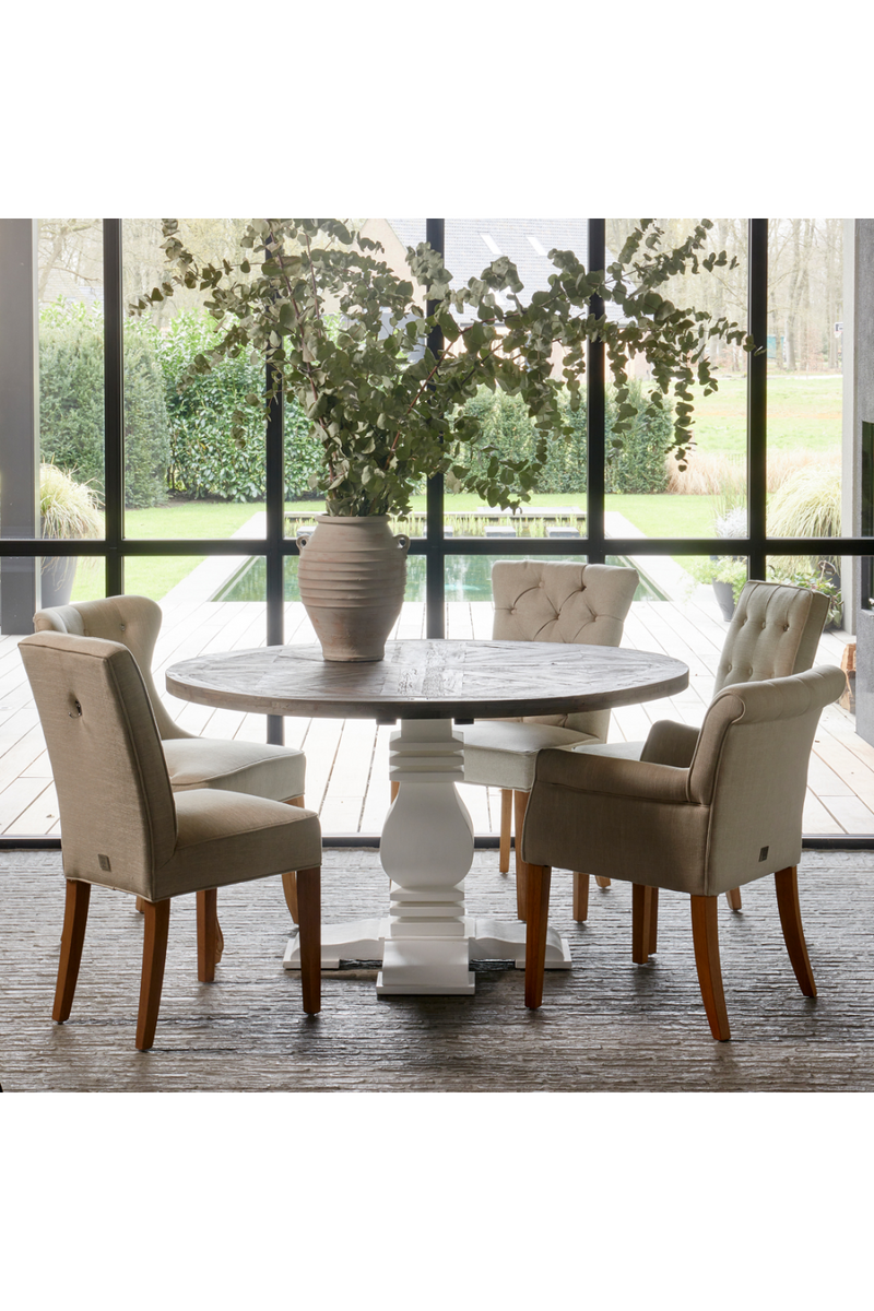 Classic Linen Dining Armchair | Rivièra Maison La Scala | Oroatrade.com