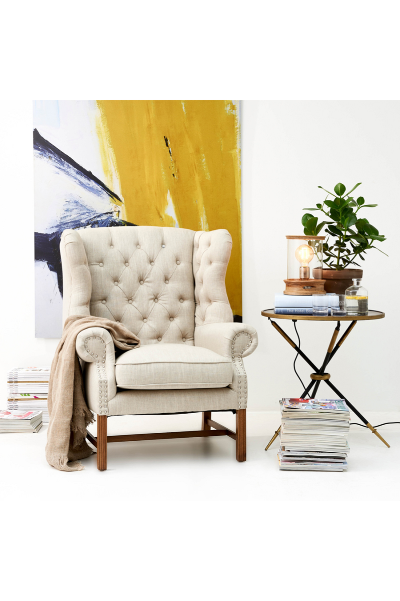 Modern Classic Wing Chair | Rivièra Maison Franklin Park | Oroatrade.com