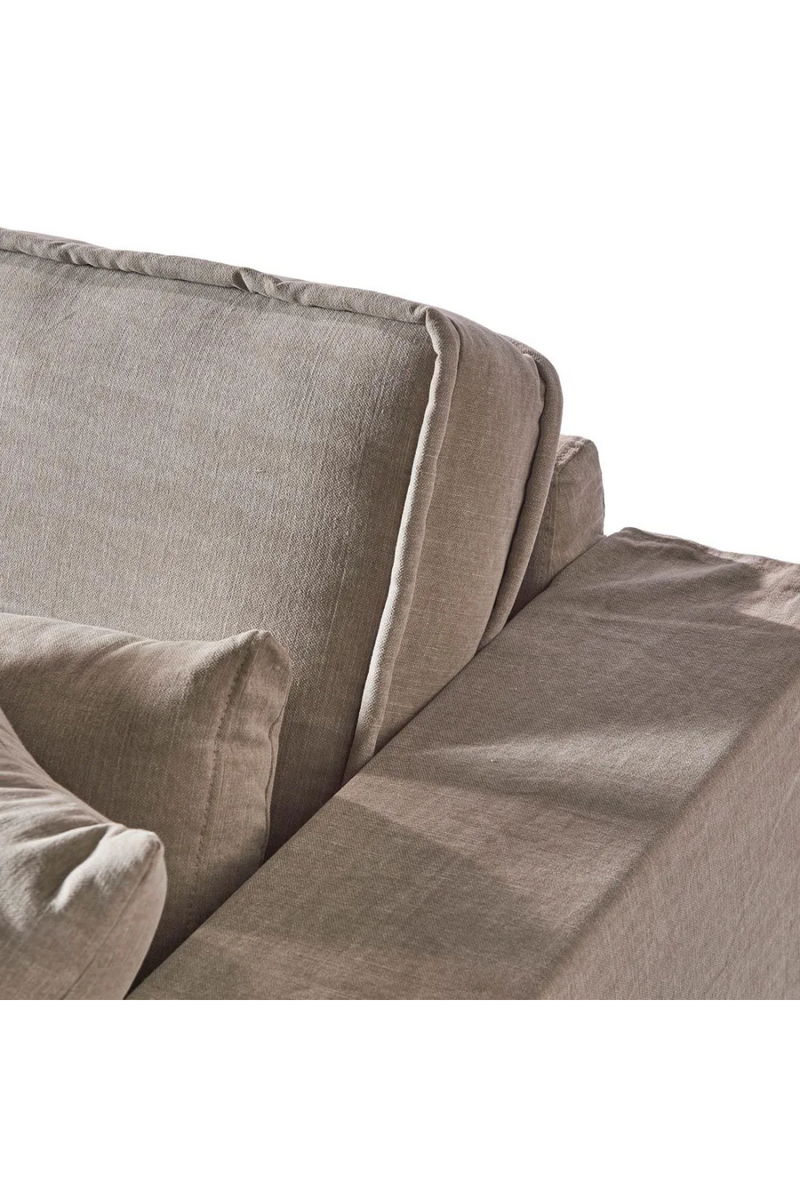 Natural Cotton Loveseat Sofa | Rivièra Maison Metropolis (MTO) | Oroatrade.com