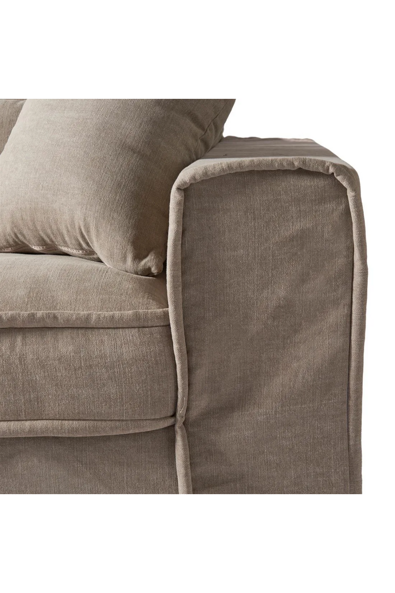 Natural Cotton Loveseat Sofa | Rivièra Maison Metropolis (MTO) | Oroatrade.com