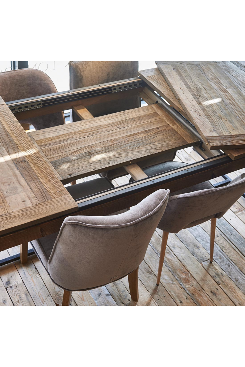 Rectangular Elm Extendable Dining Table | Rivièra Maison Shelter Island | Oroatrade.com
