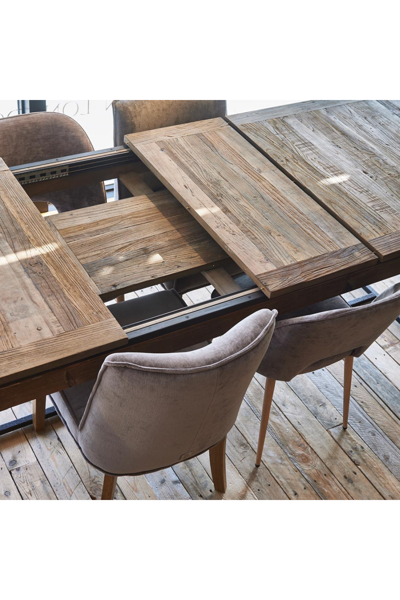 Rectangular Elm Extendable Dining Table | Rivièra Maison Shelter Island | Oroatrade.com