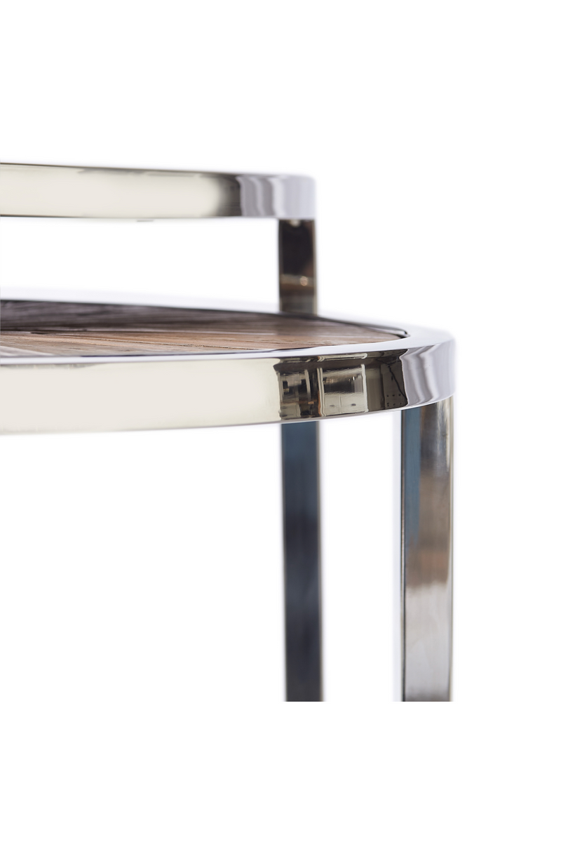 Silver Framed Nested End Tables (2) | Rivièra Maison Greenwich | Oroatrade.com