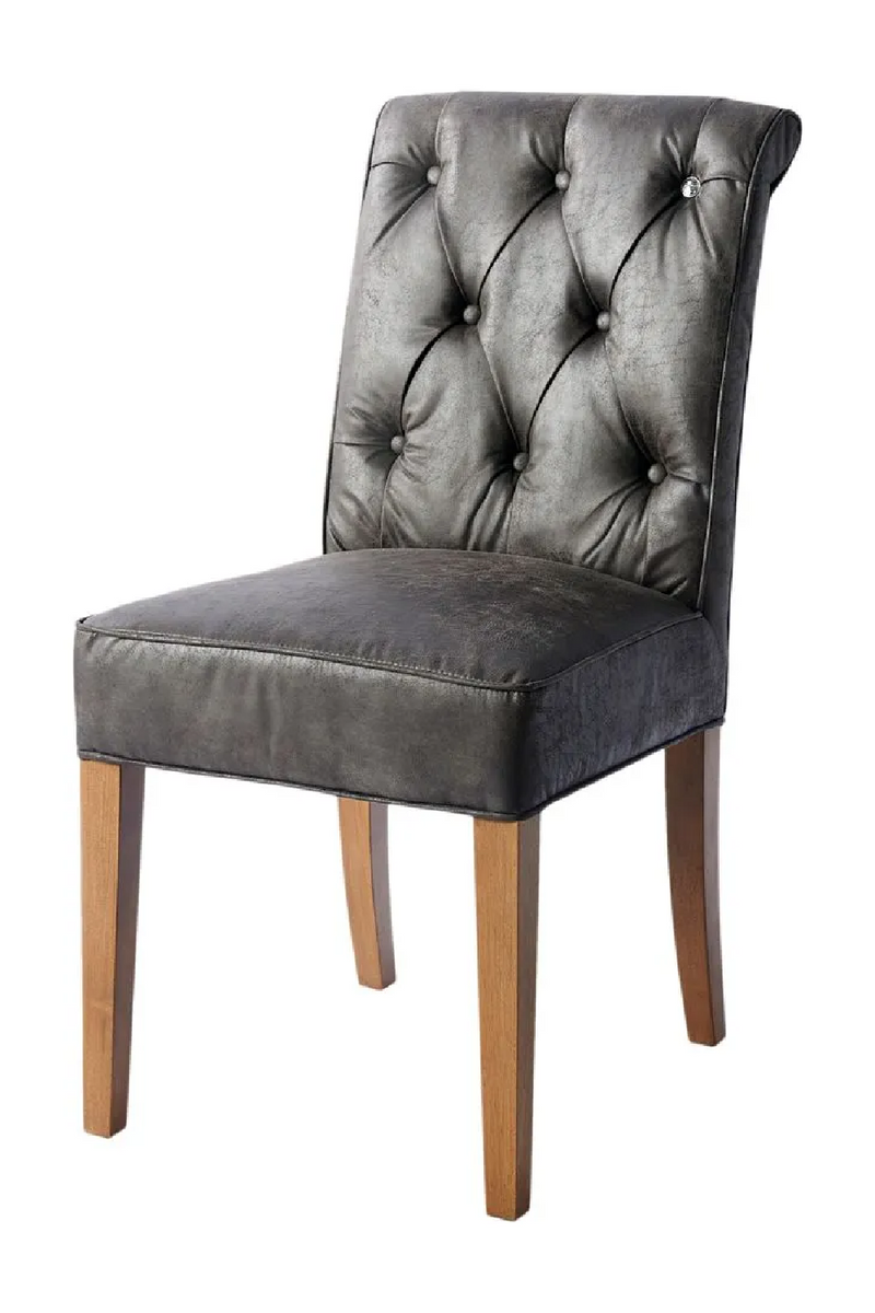 Tufted Leather Dining Chair | Rivièra Maison Hampton | Oroatrade.com