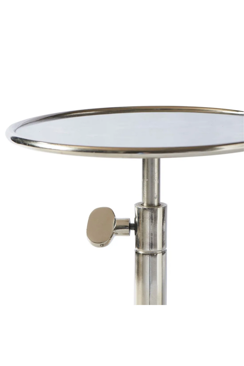 Silver Adjustable Pedestal Side Table | Rivièra Maison Venice | Oroatrade.com