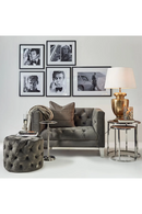 Silver Adjustable Pedestal Side Table | Rivièra Maison Venice | Oroatrade.com