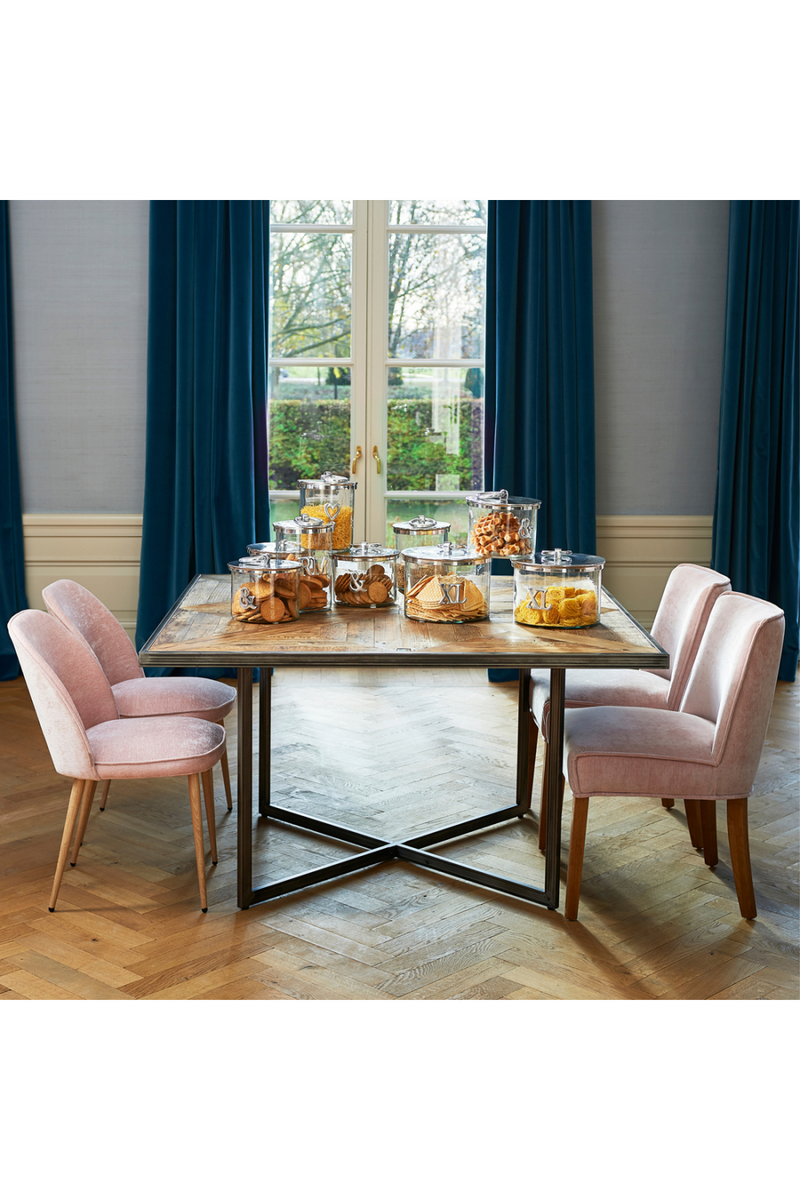Oblique Patterned Dining Table | Rivièra Maison Le Bar American | Oroatrade.com