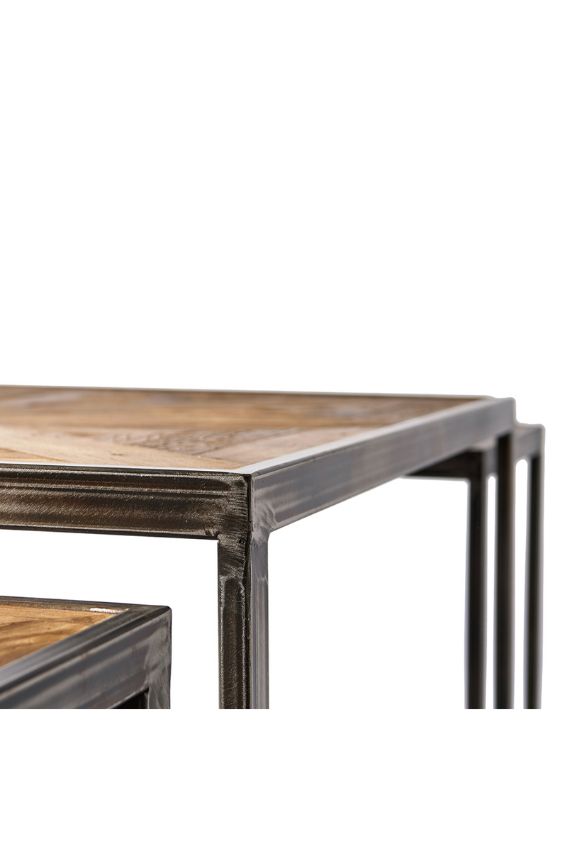 Oak Wood Coffee Table Set (3) | Rivièra Maison Le Bar | Oroatrade.com