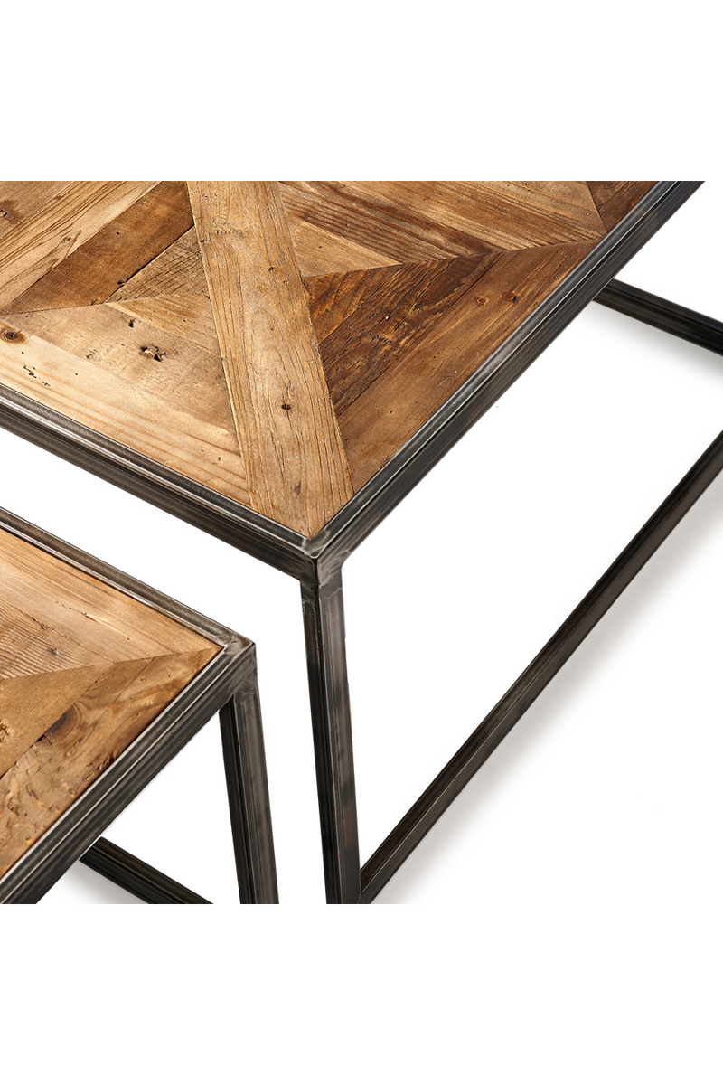 Oak Wood Coffee Table Set (3) | Rivièra Maison Le Bar | Oroatrade.com