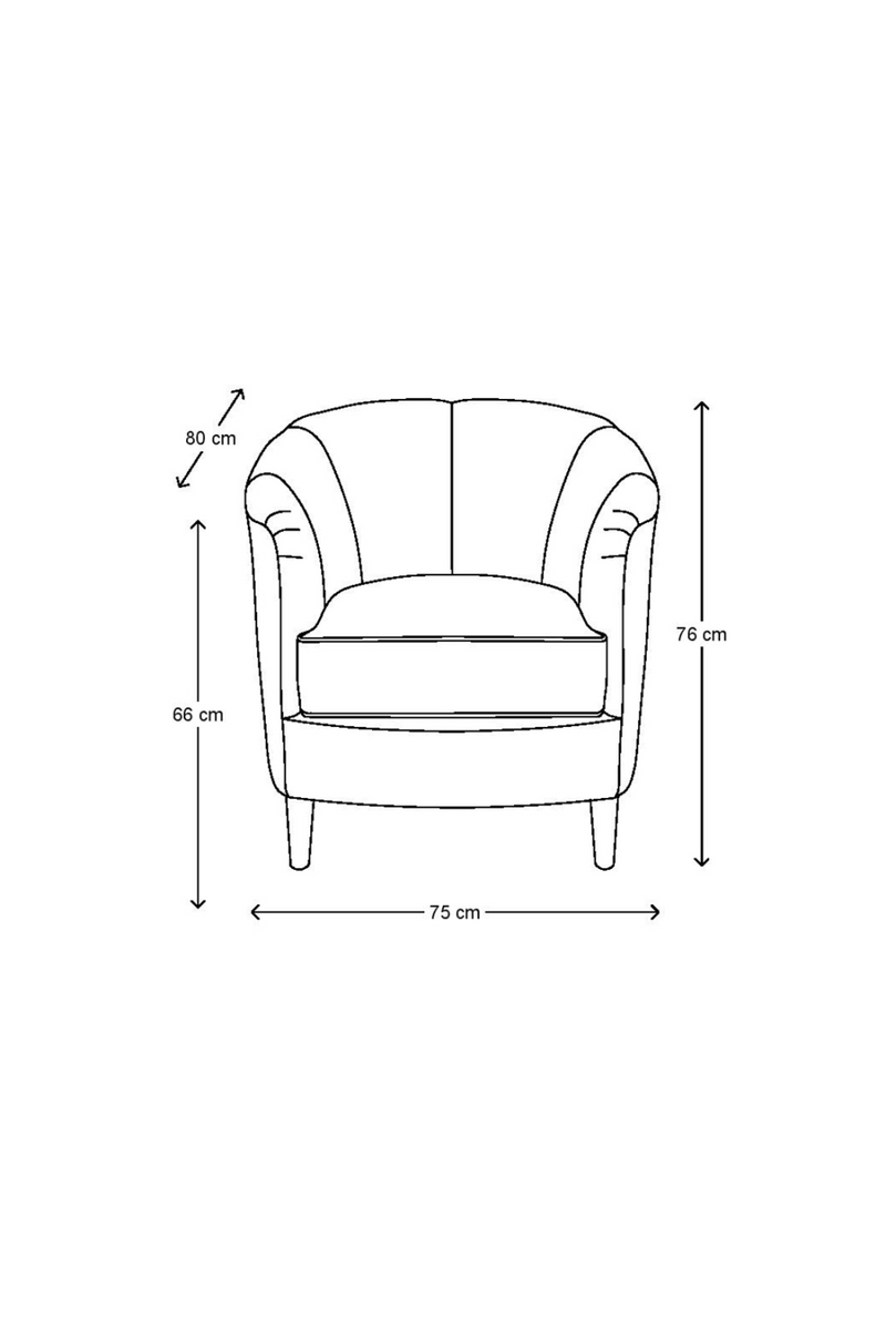 Contemporary Linen Lounge Armchair | Rivièra Maison Rue Royale | Oroatrade.com