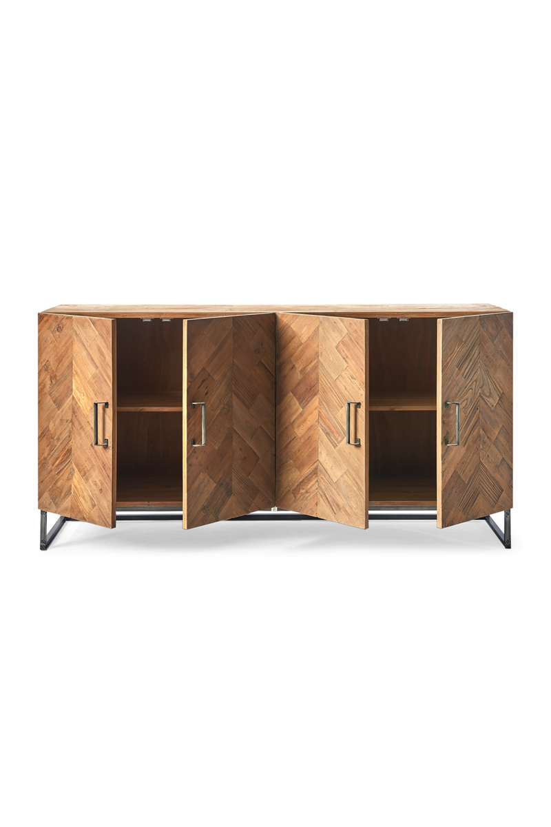 Wooden Herringbone Sideboard | Rivièra Maison Tribeca | Oroatrade.com