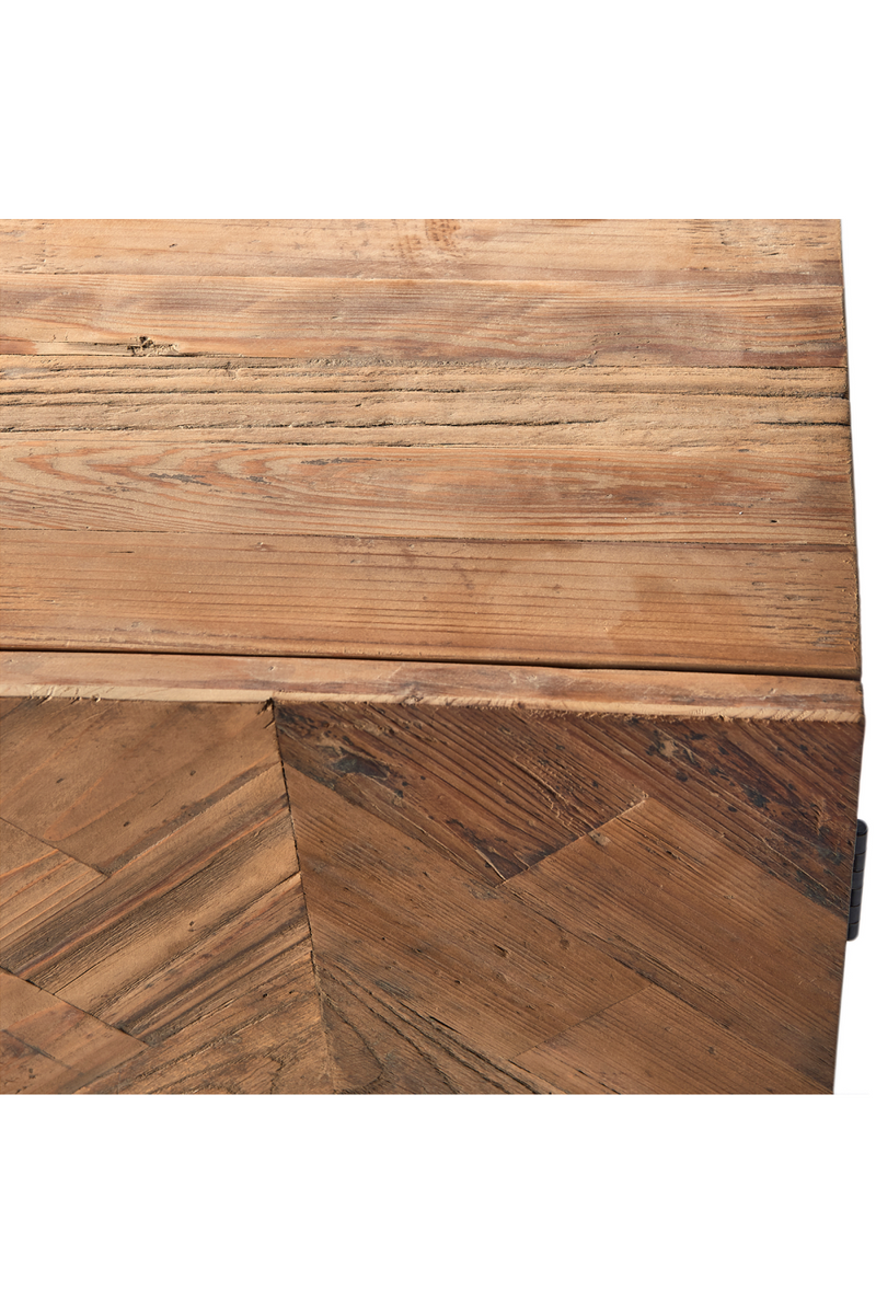 Wooden Herringbone Sideboard | Rivièra Maison Tribeca | Oroatrade.com