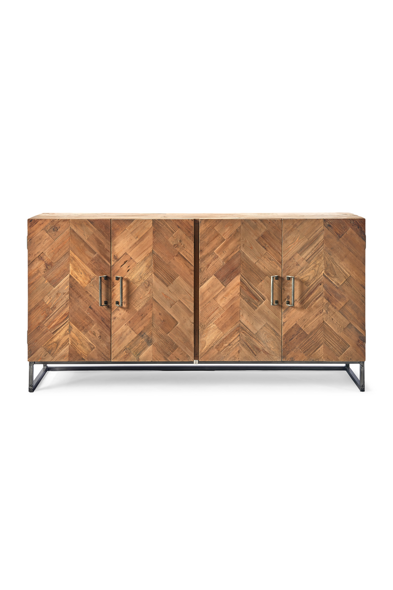 Wooden Herringbone Sideboard | Rivièra Maison Tribeca | Oroatrade.com