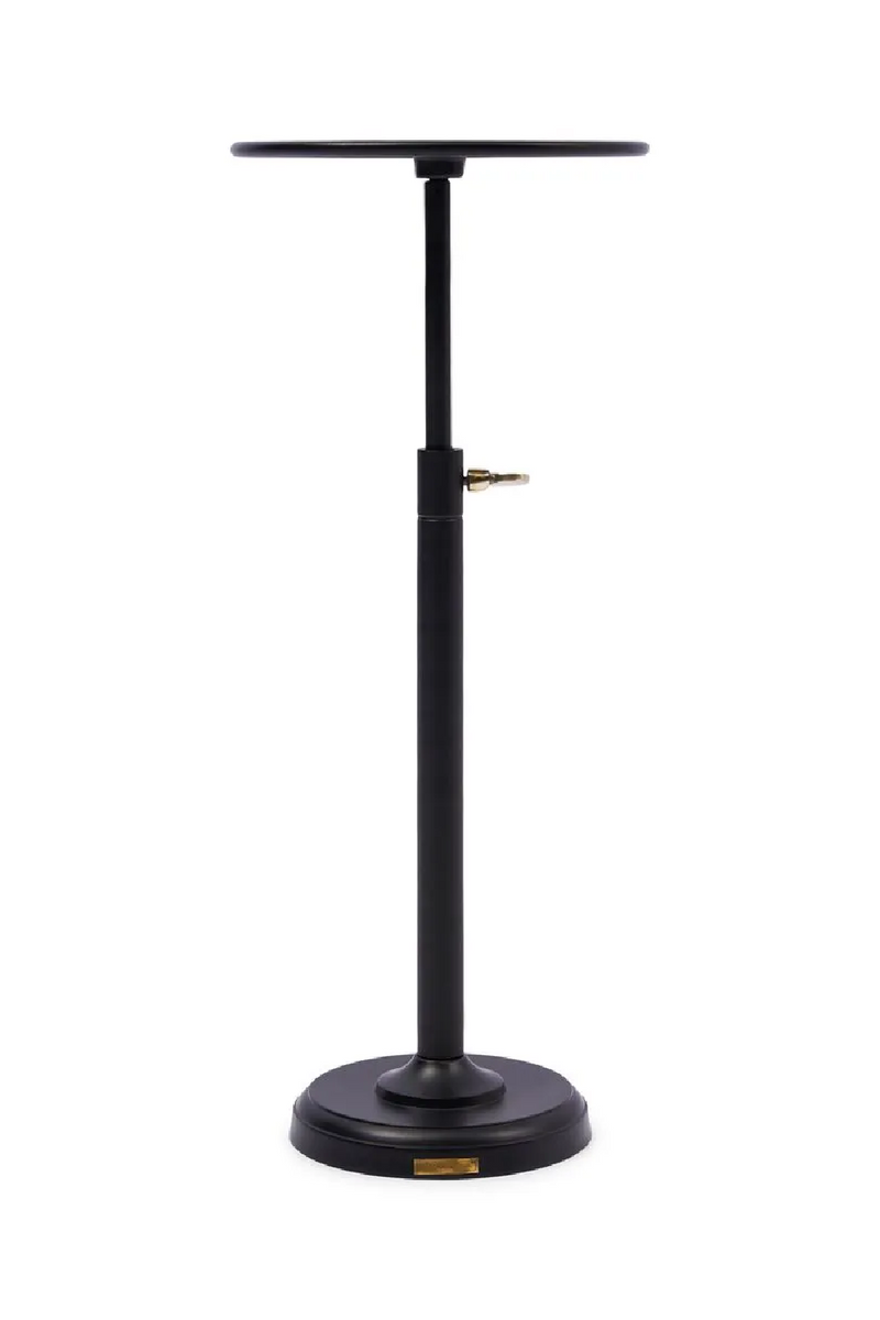 Black Alumium Pedestal End Table | Rivièra Maison Venice | Oroatrade.com
