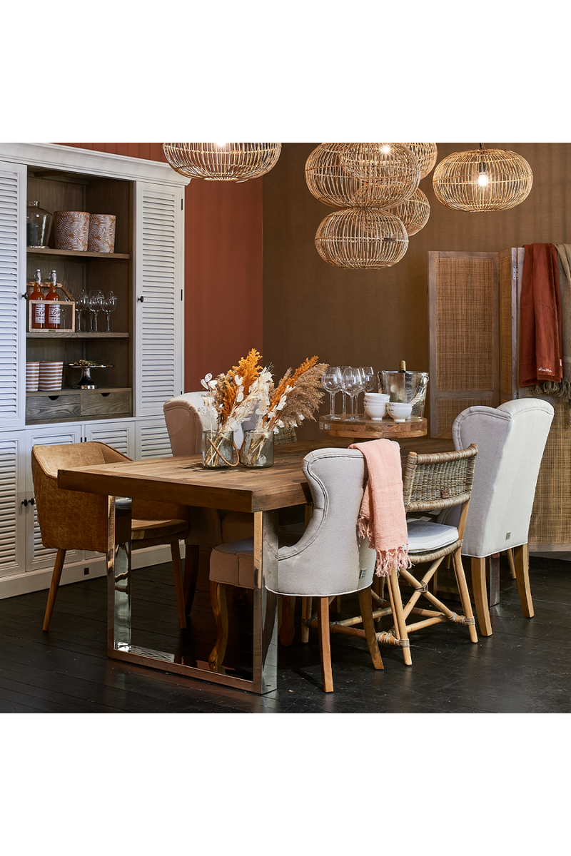 Rustic Wood Dining Table | Rivièra Maison Washington | Oroatrade.com