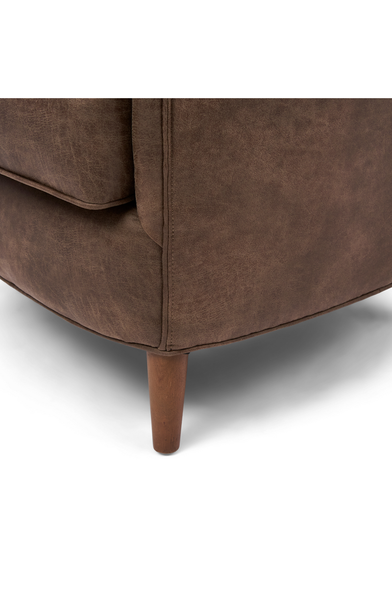Rounded Leather Armchair | Rivièra Maison Rue Royale | Oroatrade.com