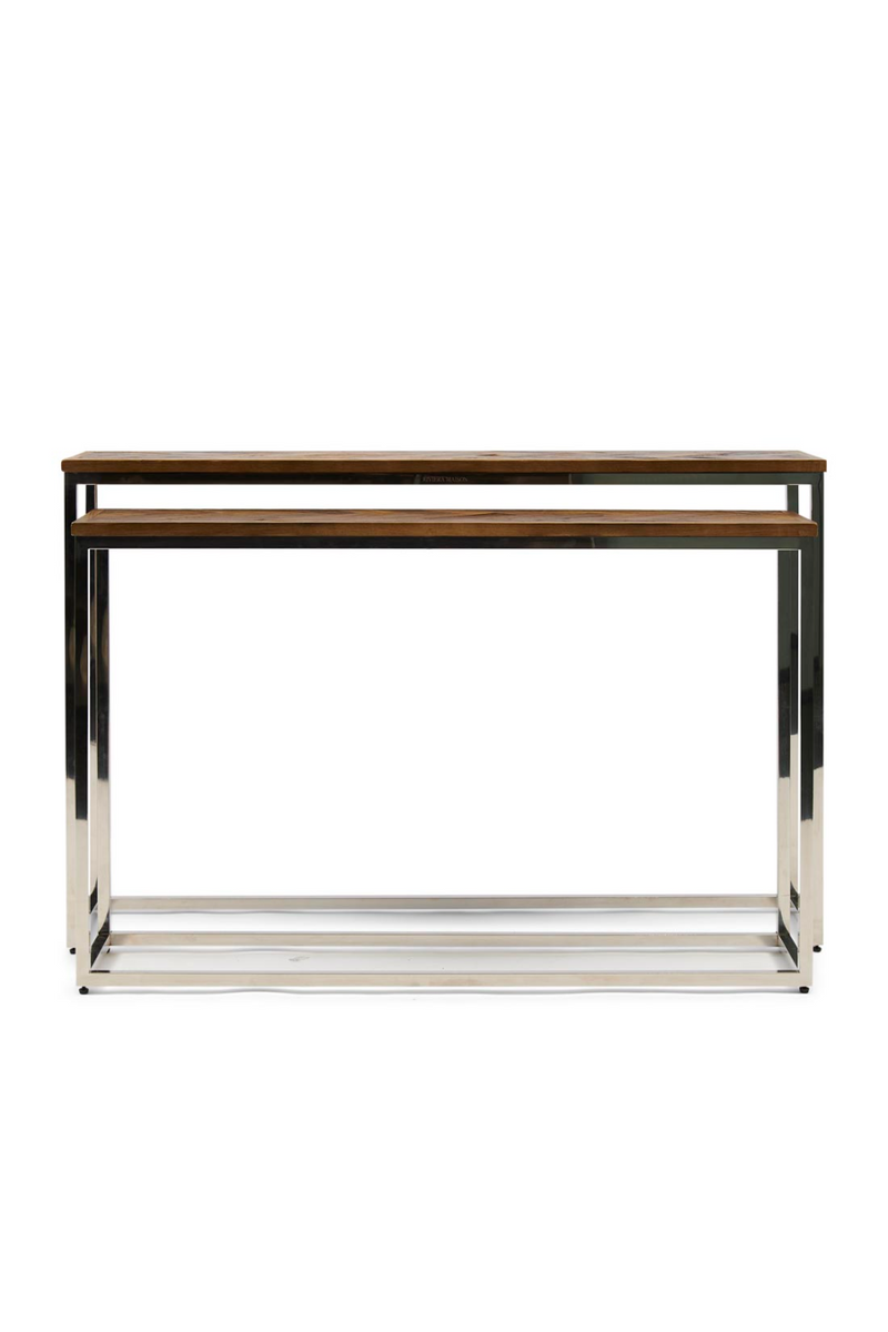 Herringbone Patterned Side Tables (2) M | Rivièra Maison Bushwick | Oroatrade.com