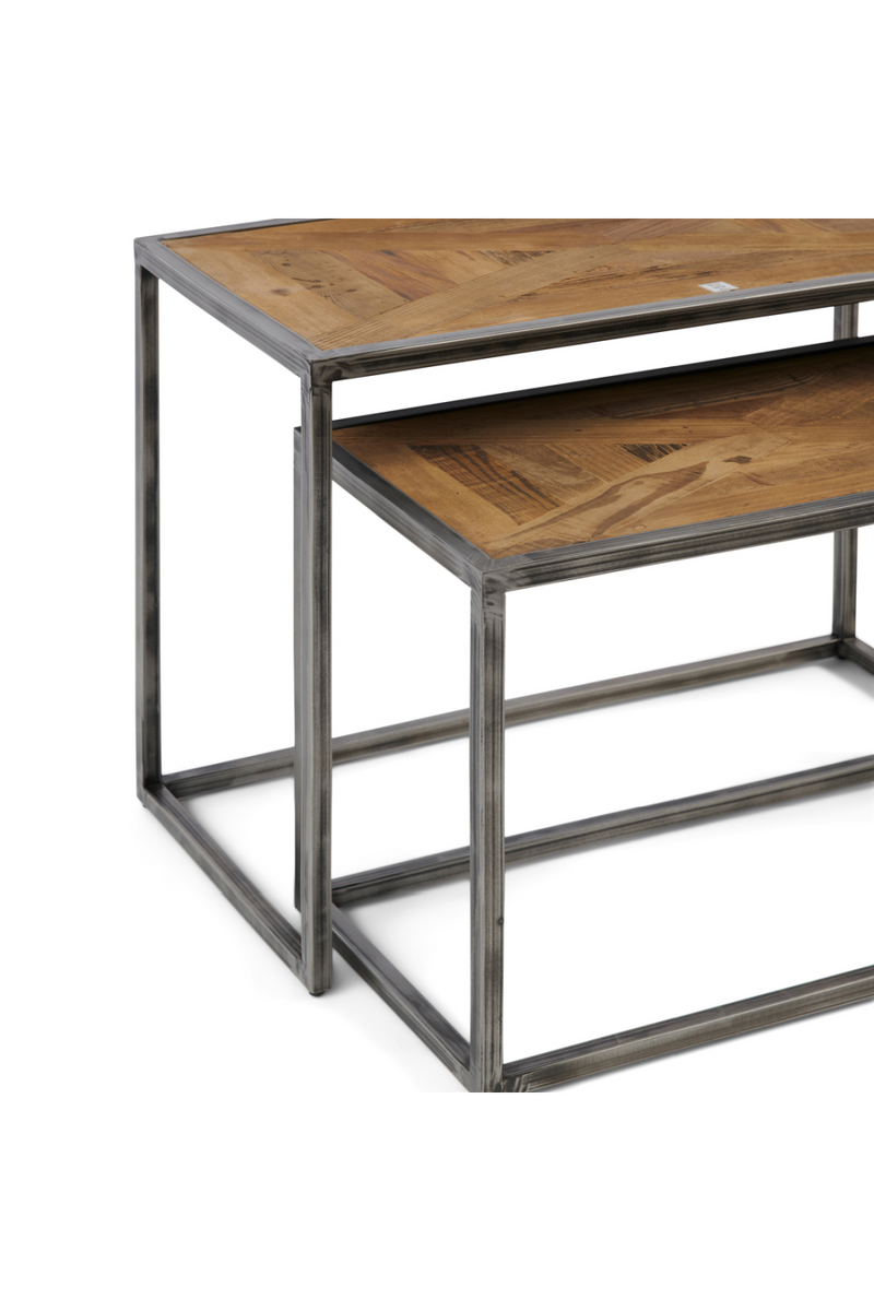 Wooden Nested Side Tables (2) | Rivièra Maison Le Bar American | Oroatrade.com