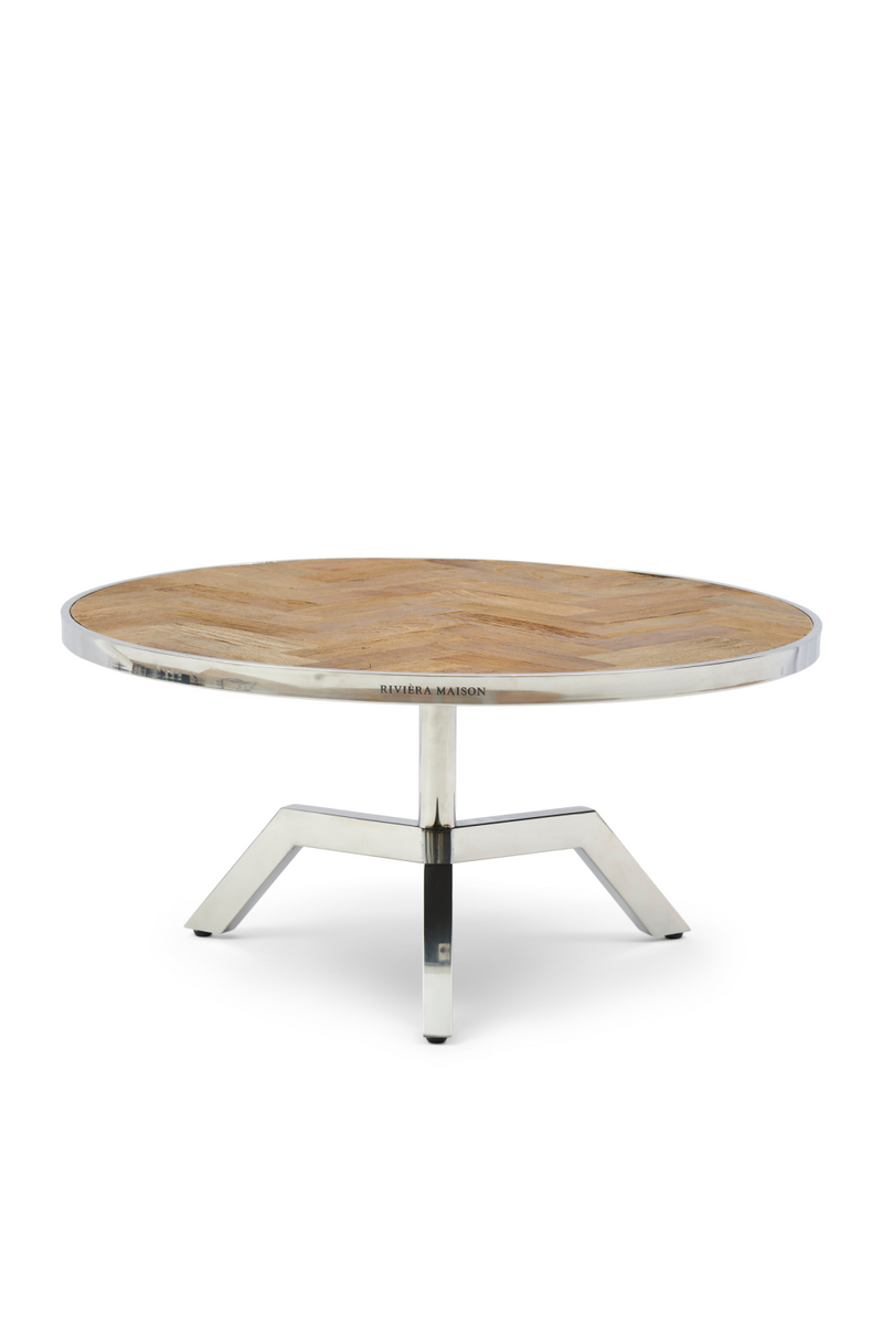 Silver Framed Adjustable Coffee Table | Rivièra Maison Kirkwood | Oroatrade.com