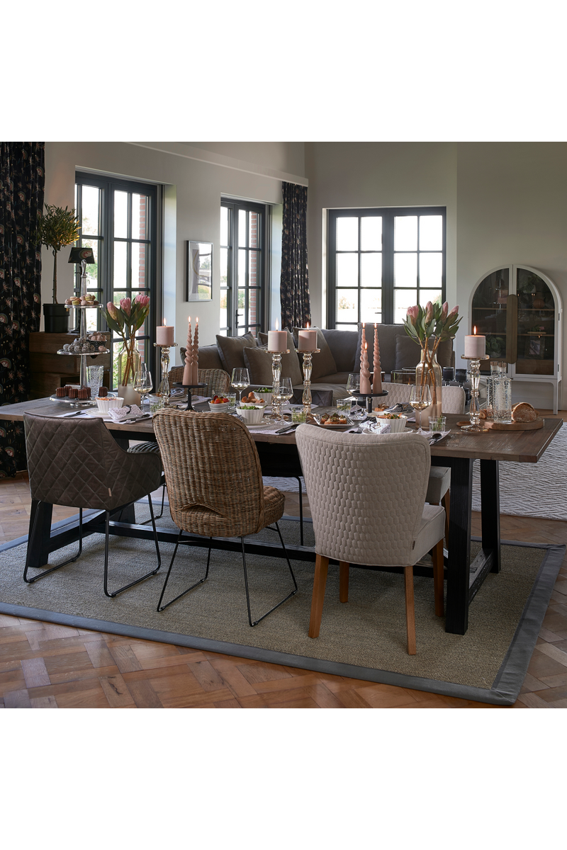 Modern Rattan Dining Chair | Rivièra Maison Mandarin