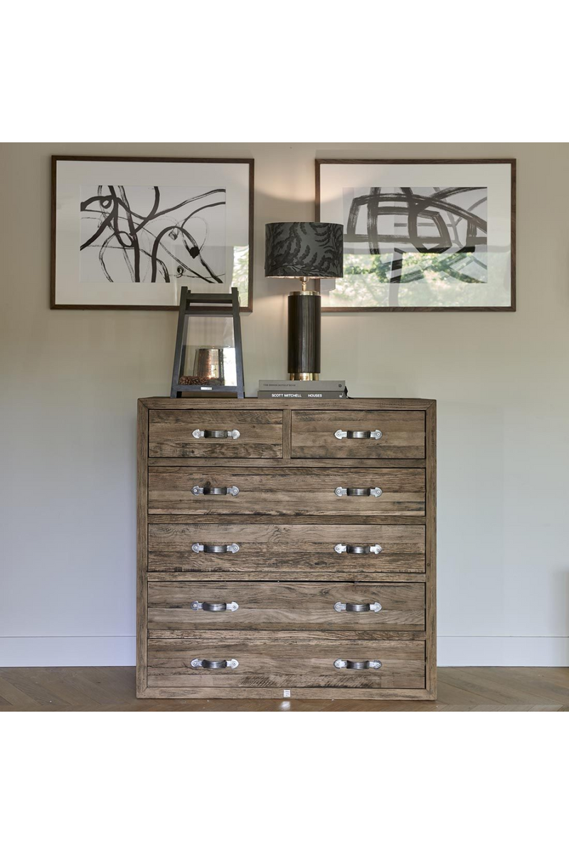 Rustic Oak Chest of Drawers | Rivièra Maison Connaught | Oroatrade.com