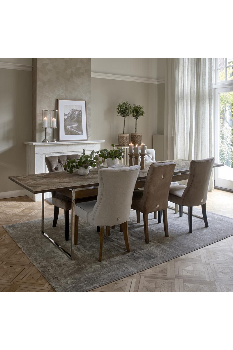 Contemporary Wooden Extendable Dining Table | Rivièra Maison Bushwick | Oroatrade.com