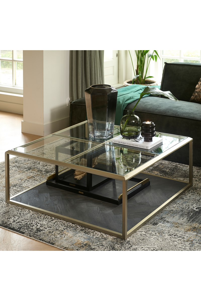 Square Glass Coffee Table | Rivièra Maison Stanton | Oroatrade.com