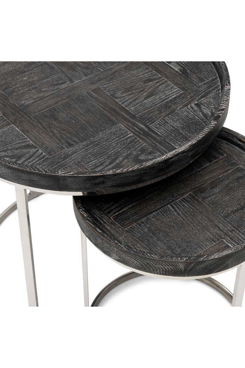 Round Modern Nested End Tables (2) | Rivièra Maison Theodore | Oroatrade.com