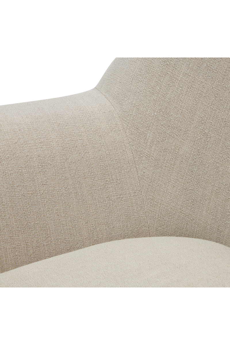 Beige Upholstered Swivel Chair | Rivièra Maison The Jill | Oroatrade.com