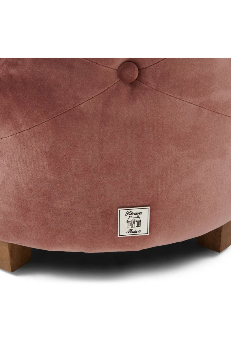 Tufted Velvet Footstool | Rivièra Maison Bowery | Oroatrade.com