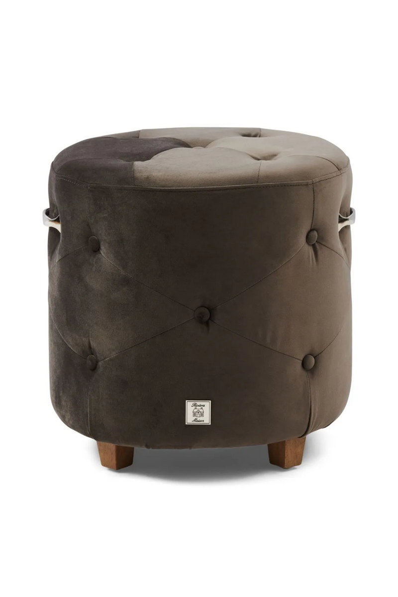 Tufted Velvet Footstool | Rivièra Maison Bowery | Oroatrade.com