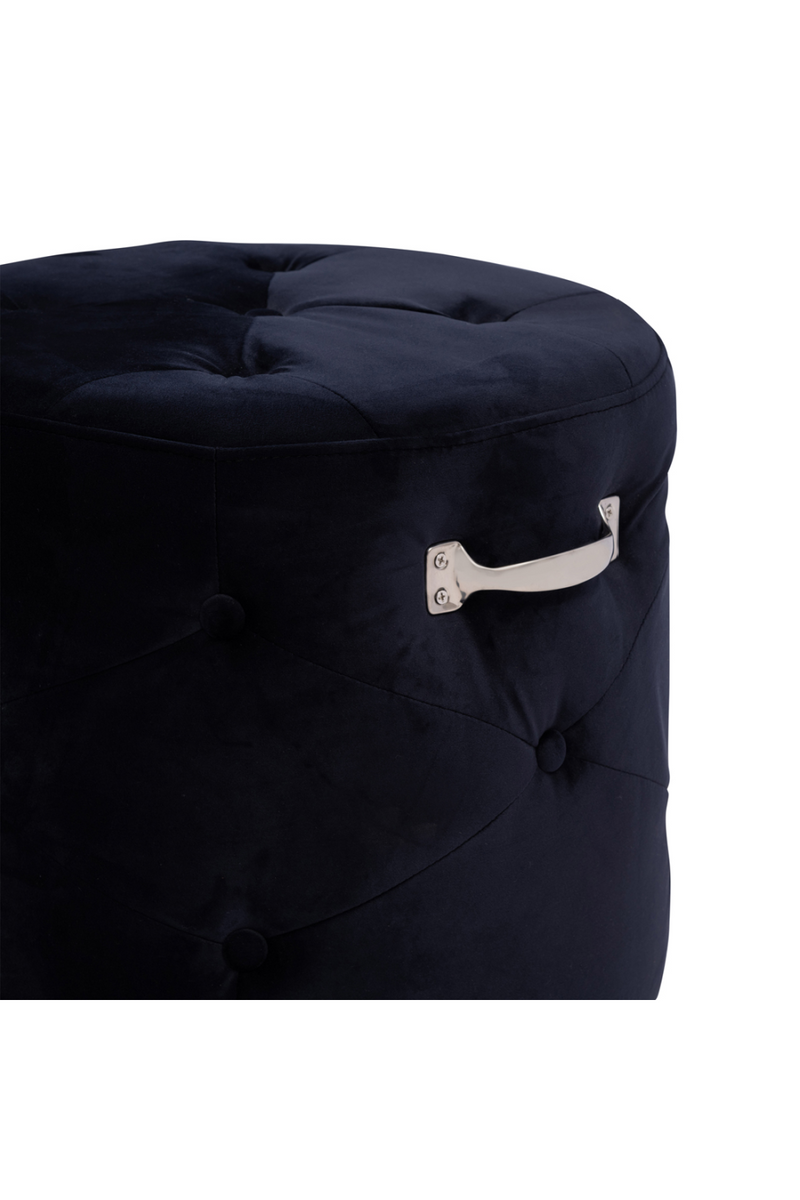 Velvet Upholstered Footstool | Rivièra Maison Bowery | Oroatrade.com