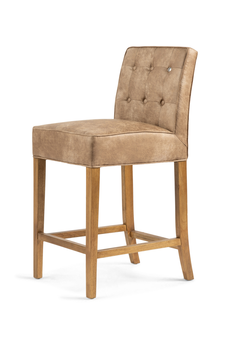 Leather Upholstered Counter Stool | Rivièra Maison Cape Breton | Oroatrade.com