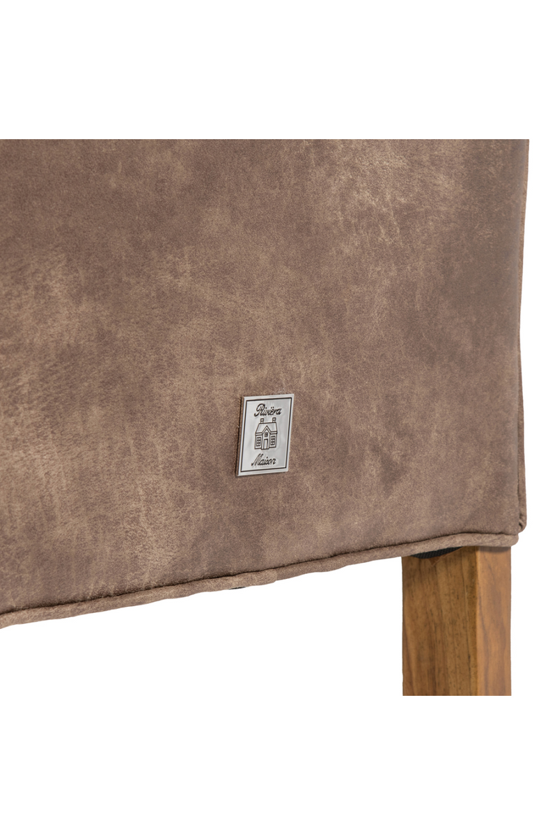 Leather Upholstered Counter Stool | Rivièra Maison Cape Breton | Oroatrade.com