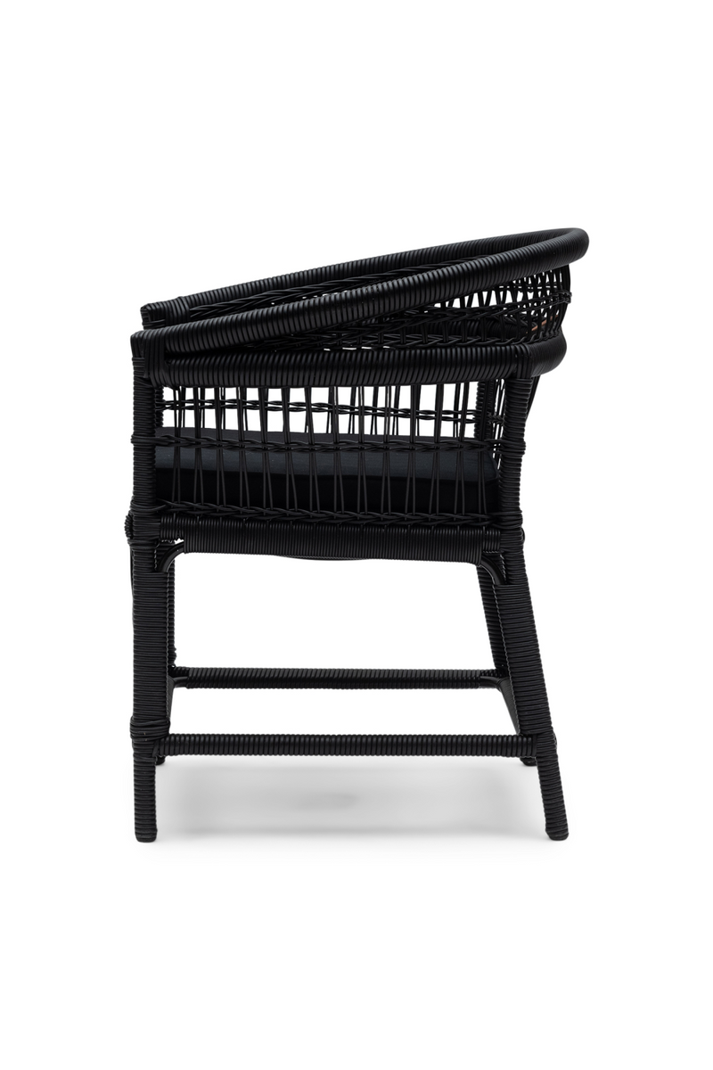 Black Wicker Outdoor Chair | Rivièra Maison Victoria Falls | Oroatrade.com