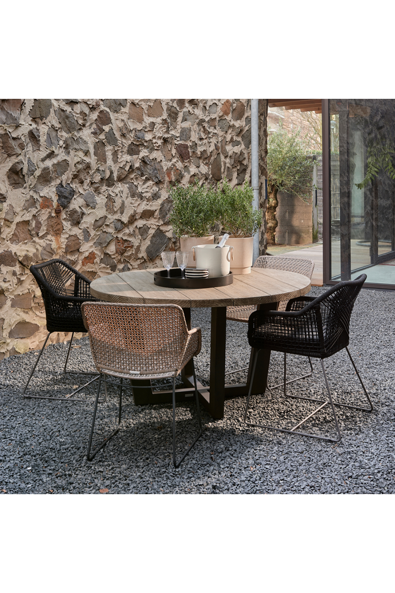 Outdoor Wicker Dining Armchair | Rivièra Maison Portofino | Oroatrade.com