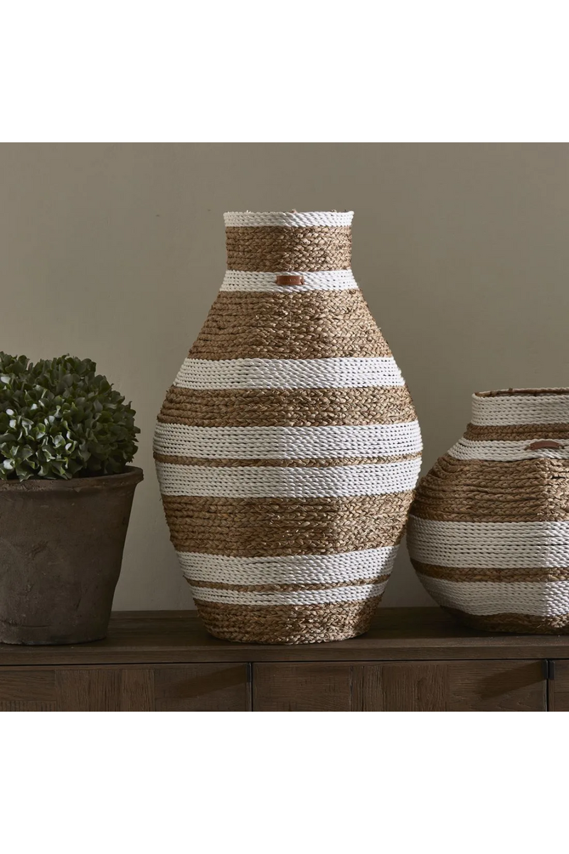 Hand-woven Rafia Vase | Rivièra Maison Emelisse | Oroatrade.com