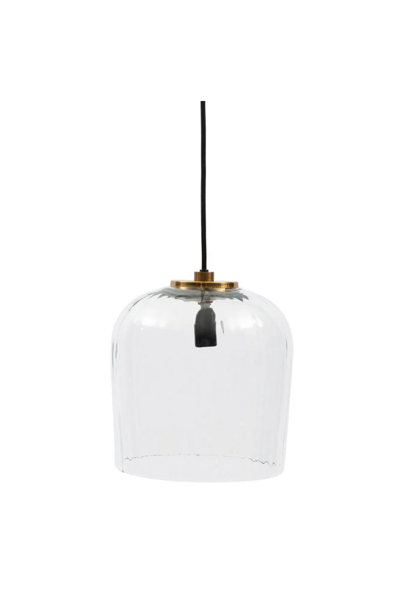 Ribbed Glass Hanging Lamp | Rivièra Maison Menton | Oroatrade.com
