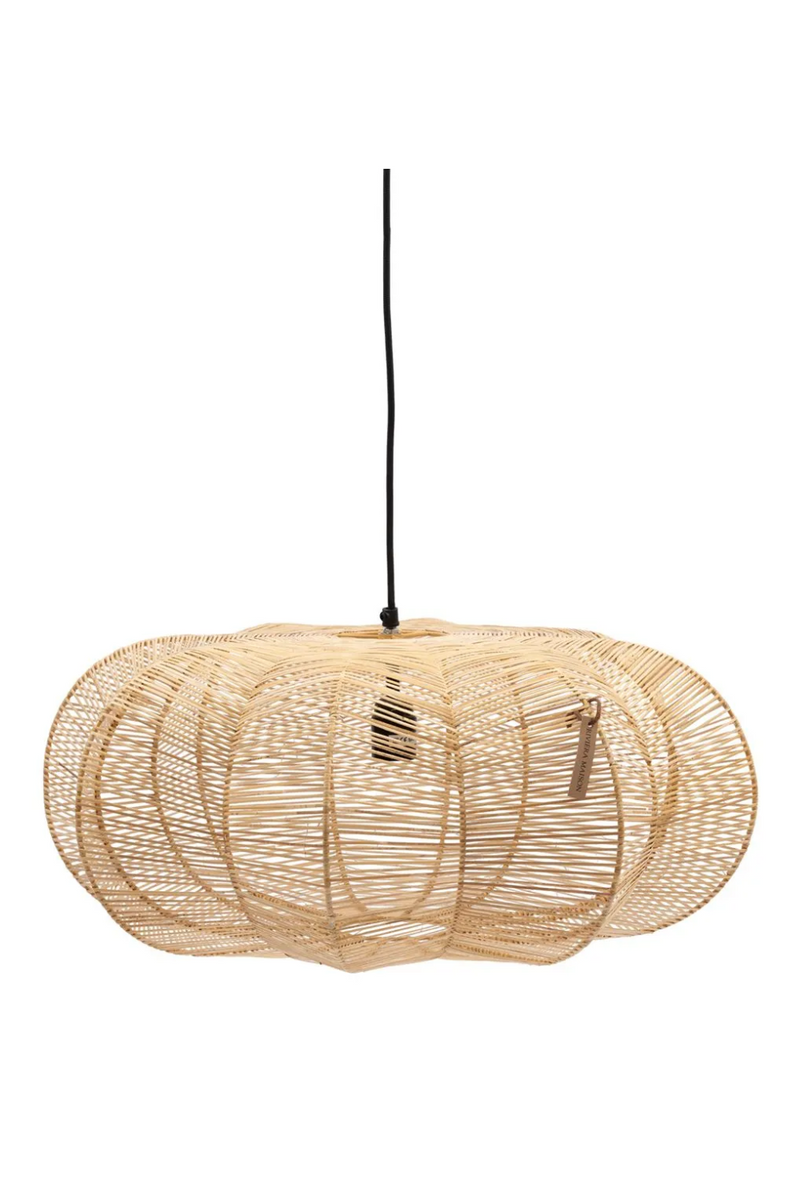 Rattan Pumpkin-Shaped Hanging Lamp | Rivièra Maison Zizi | Oroatrade.com