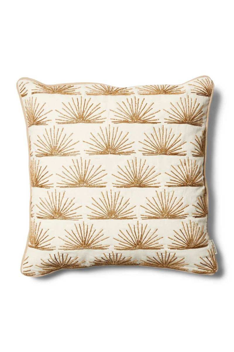 Cotton Beaded Pillow Cover | Rivièra Maison Nerissa | Oroatrade.com