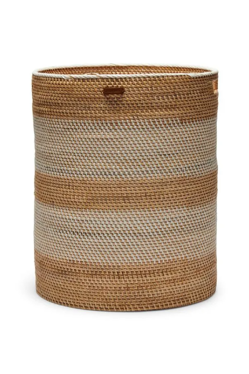 Hand-Woven Rattan Cylindrical Basket | Rivièra Maison Crystal Bay | Oroatrade.com