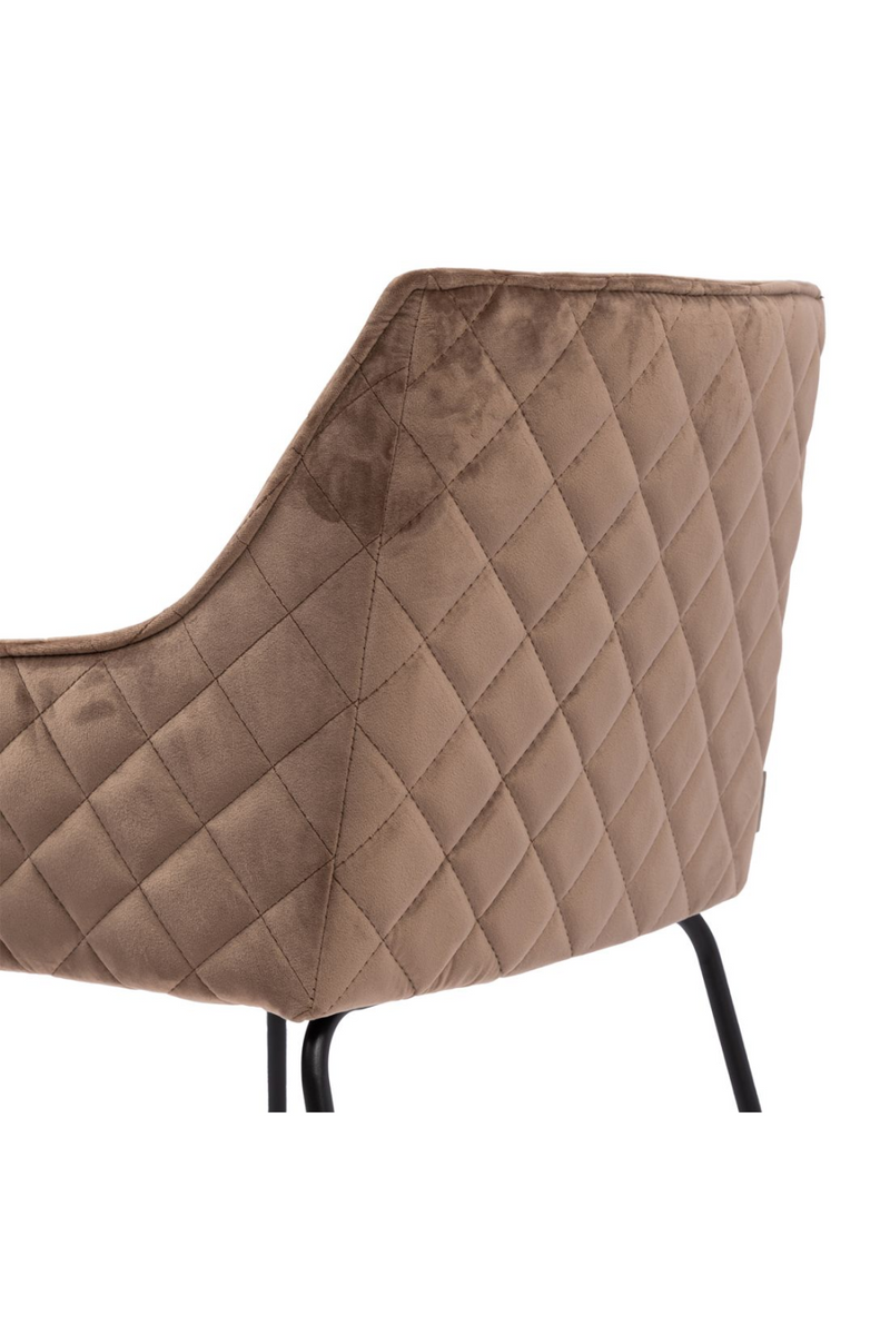 Quilted Velvet Counter Stool | Rivièra Maison Frisco Drive | Oroatrade.com