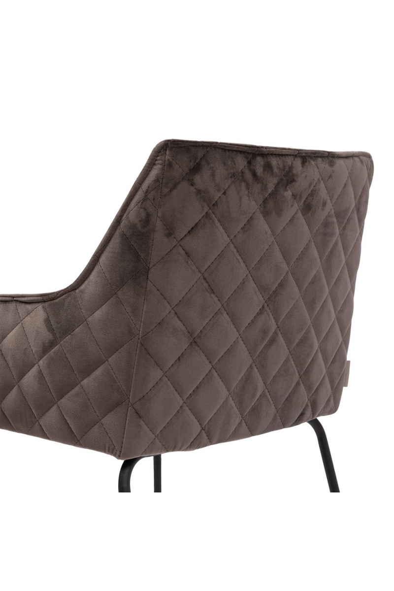 Quilted Velvet Counter Stool | Rivièra Maison Frisco Drive | Oroatrade.com