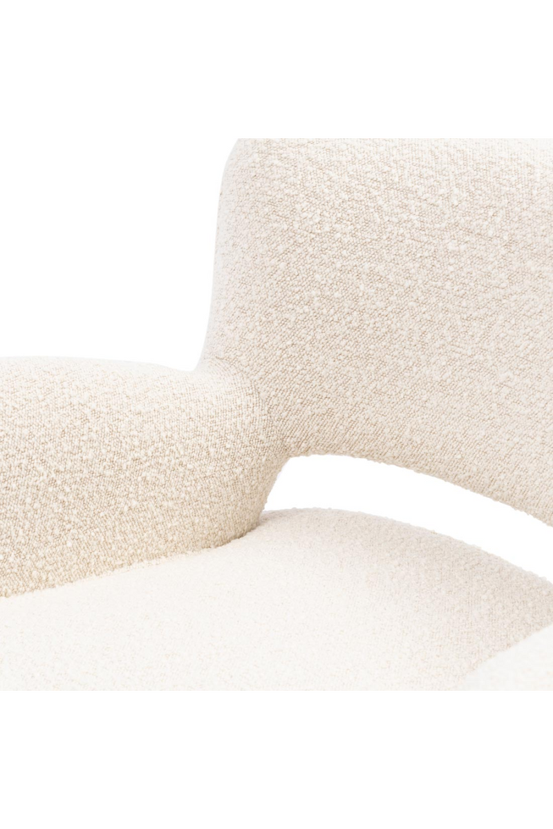 Boucle Upholstered Lounge Armchair | Rivièra Maison Laurel | Oroatrade.com