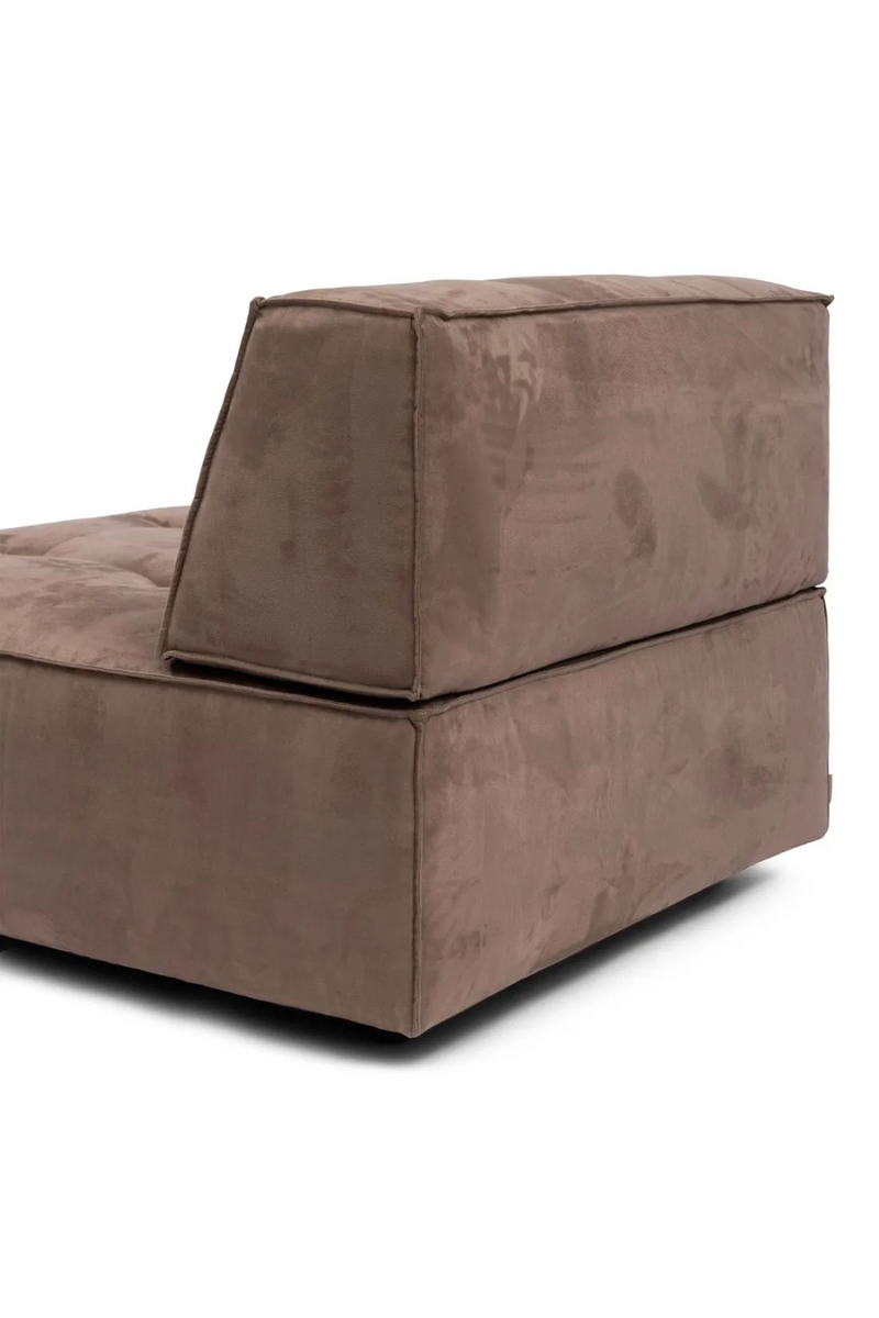 Brown Suede Modular Sofa | Rivièra Maison Brandon (MTO) | Oroatrade.com