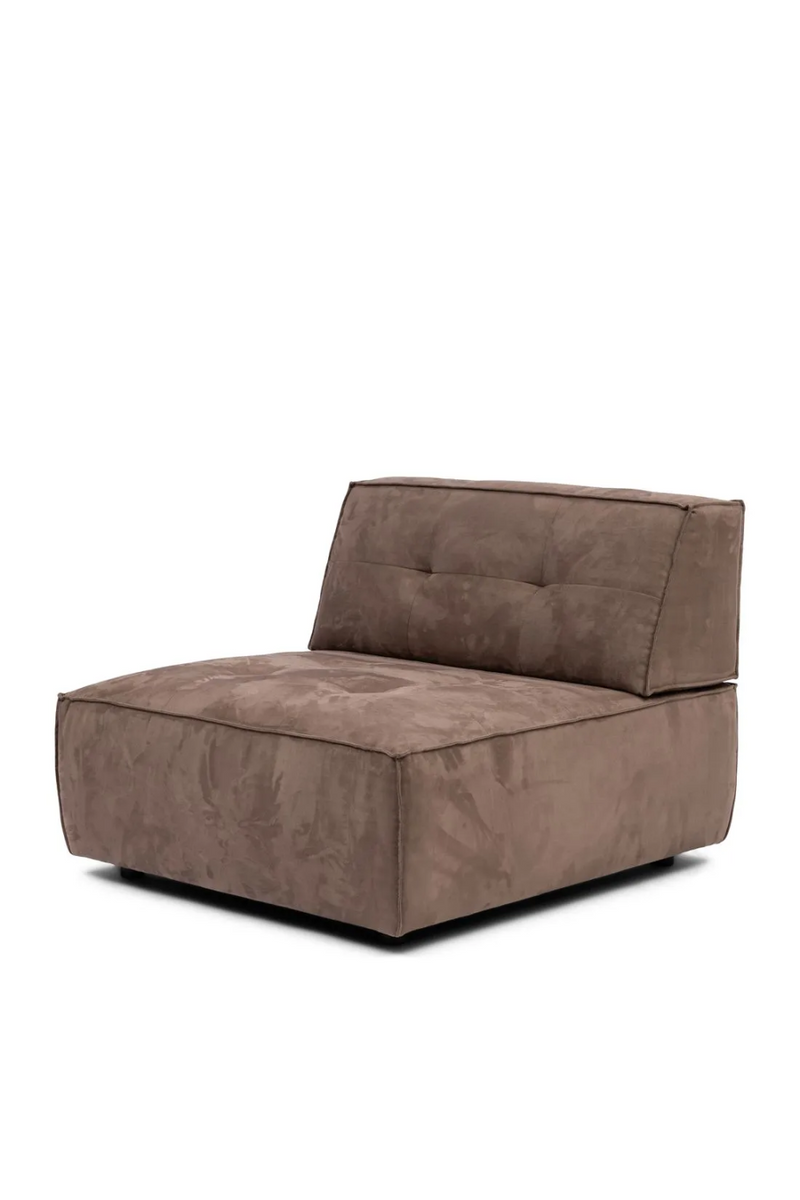 Brown Suede Modular Sofa | Rivièra Maison Brandon (MTO) | Oroatrade.com