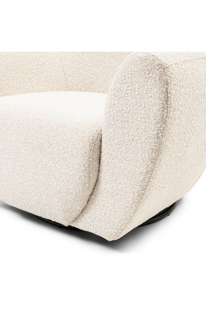 Bouclé Upholstered Swivel Chair | Rivièra Maison The Jill | Oroatrade.com