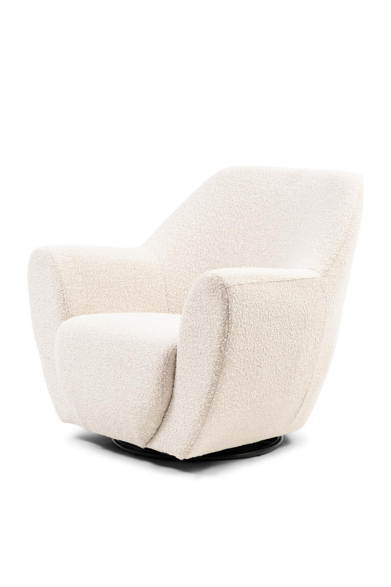 Bouclé Upholstered Swivel Chair | Rivièra Maison The Jill | Oroatrade.com